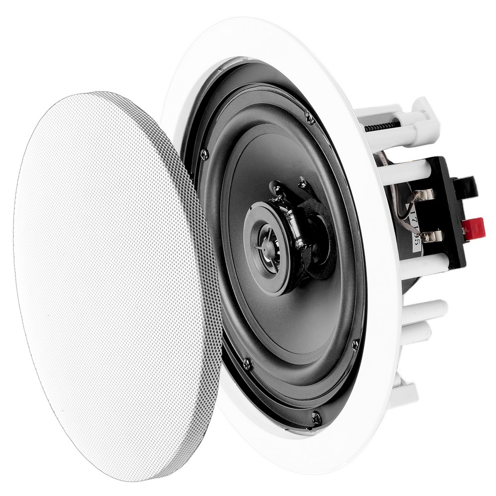 6.5" Contract Series 120W Flush Mount 2-Way In-Ceiling Speaker Pair - ICE610